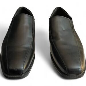 Apt 9 Men's Slip On Loafers Dress Shoes Business Formal Black 12 Wide Ortholite
